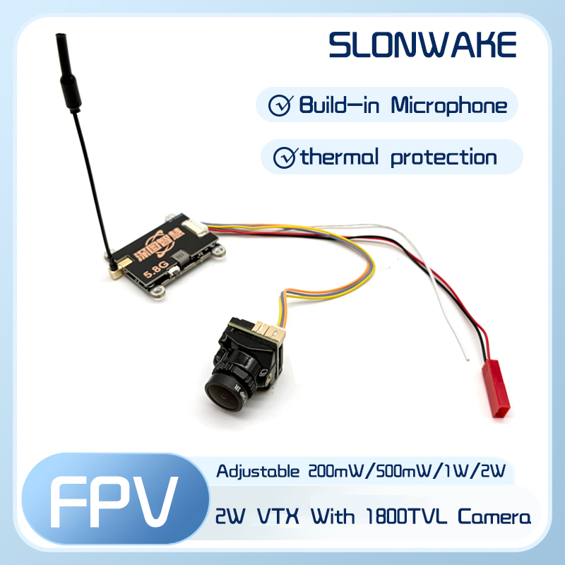 Fpv Drone Vtx - SLONWAKE 5.8G 56CH 2W transmitter VTX