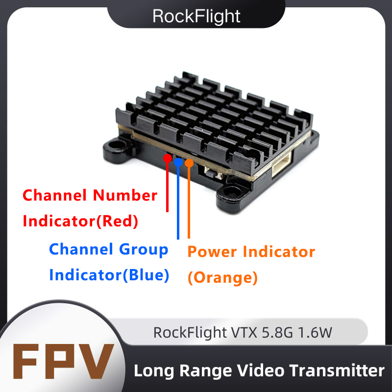 RockFlight TX663 VTX 5.8G 48CH - огляд і ціна Fpv Drone Vtx
