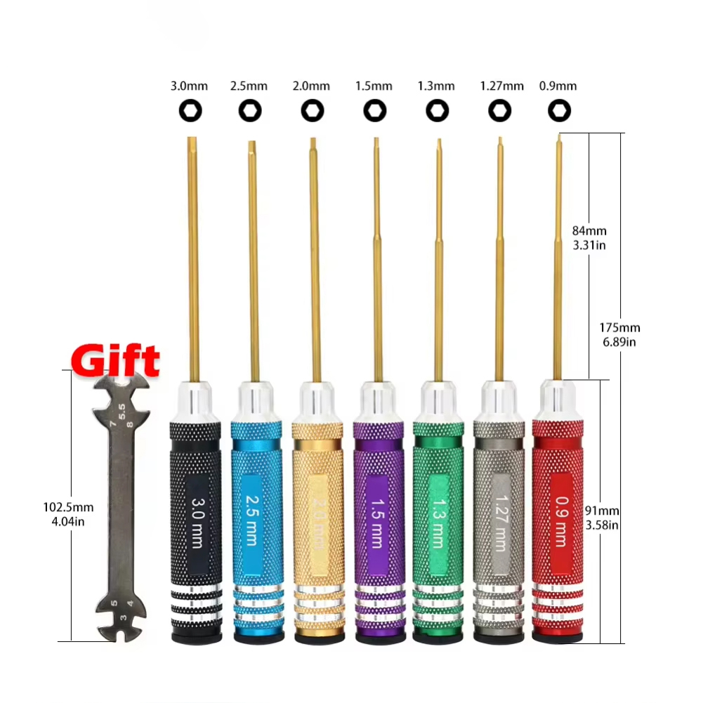 7pcs Hex Screw Driver Set Tita - огляд і ціна Fpv Drone Tool Kit