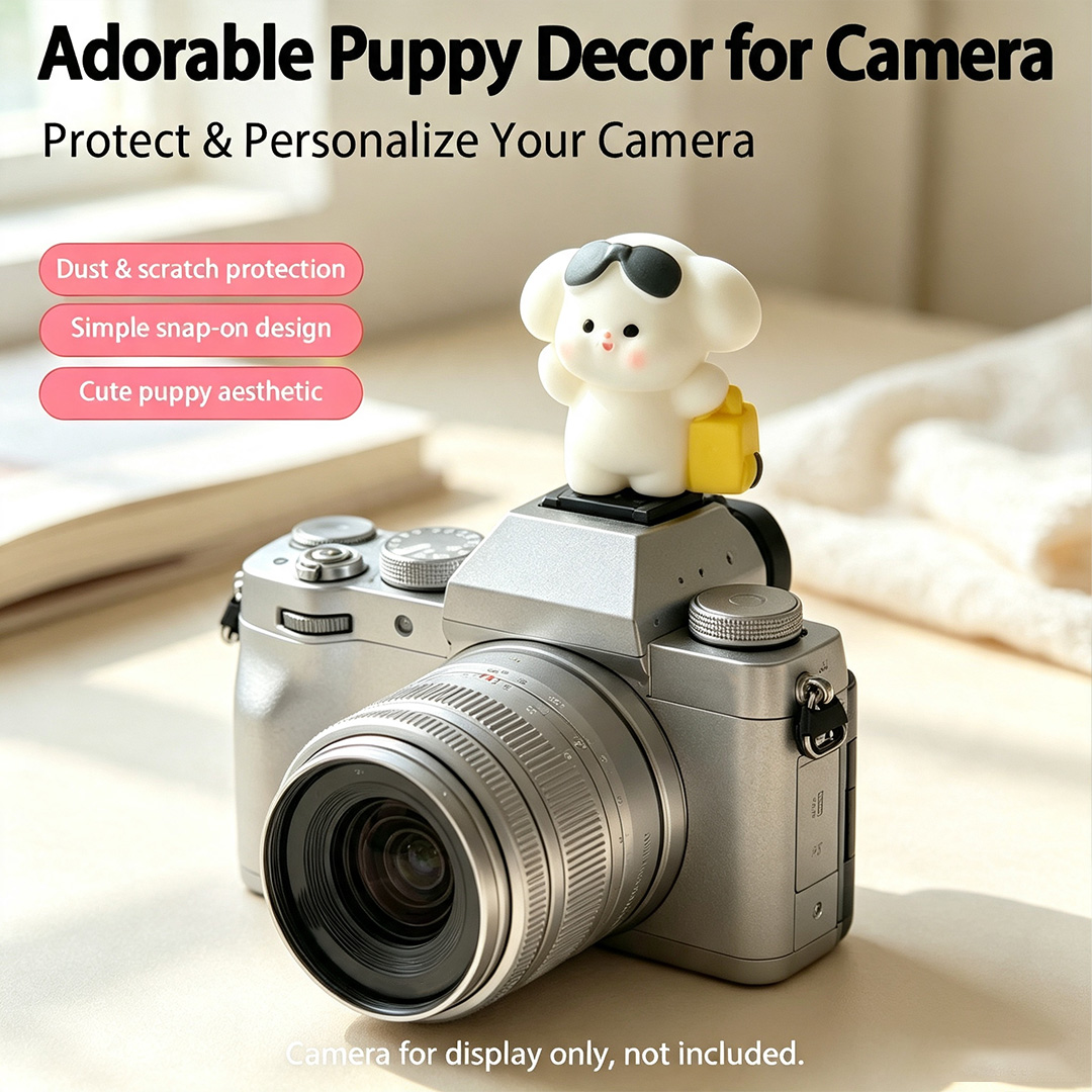 Cute 3D Puppy Camera Hot Shoe  - огляд і ціна Canon Camera Eos R8