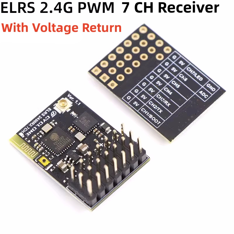 ELRS 2.4G PWM 7CH 6CH CRSF Rec - огляд і ціна Fpv Drone Quadcopter