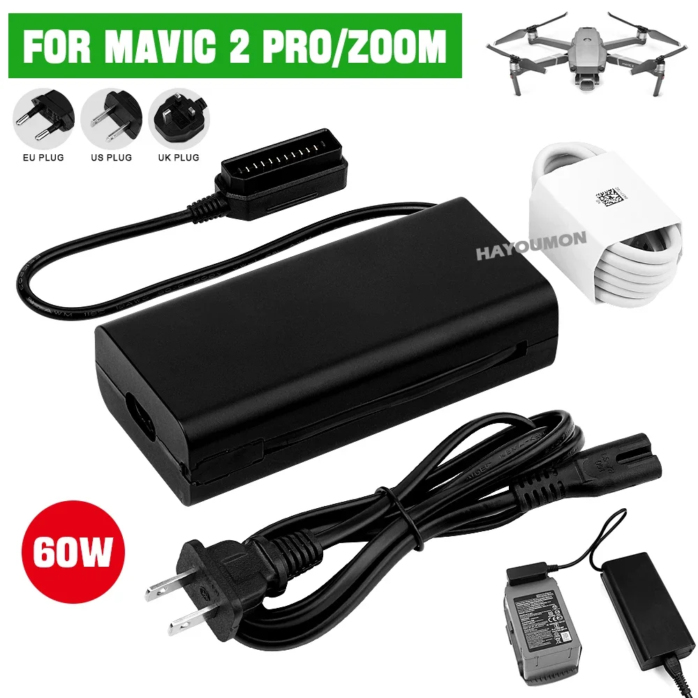 For DJI Mavic 2 Pro/Zoom Drone - огляд і ціна Fpv Drone Charger