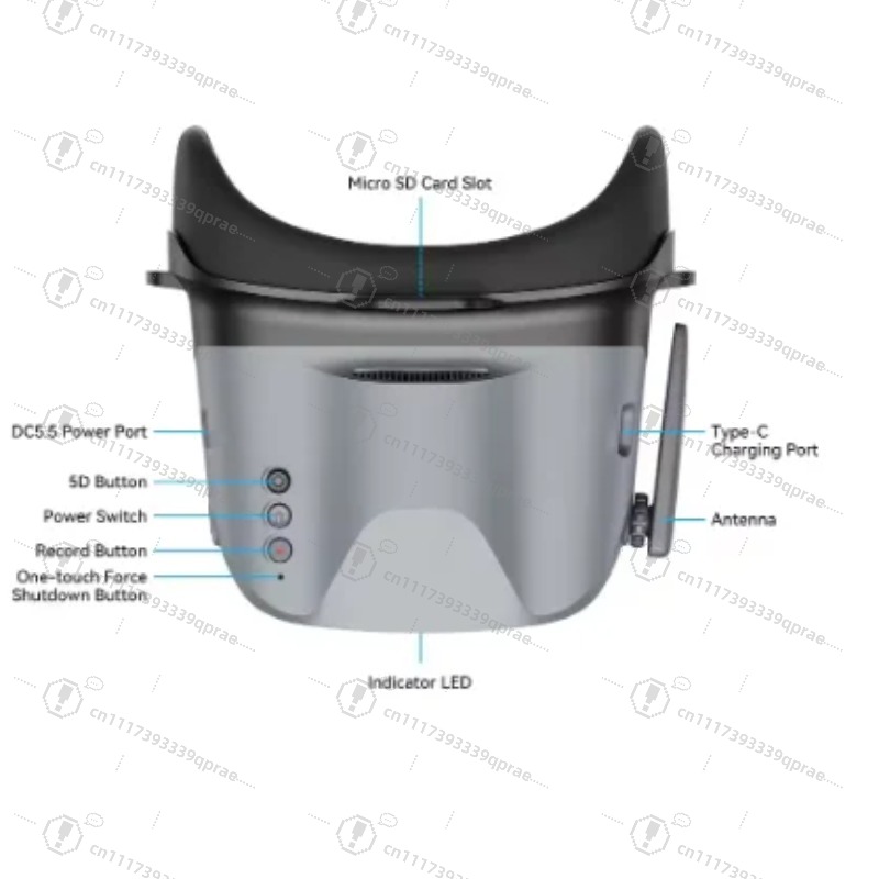 Analog FPV Goggles BETAFPV VR0 - огляд і ціна Fpv Drone Goggles