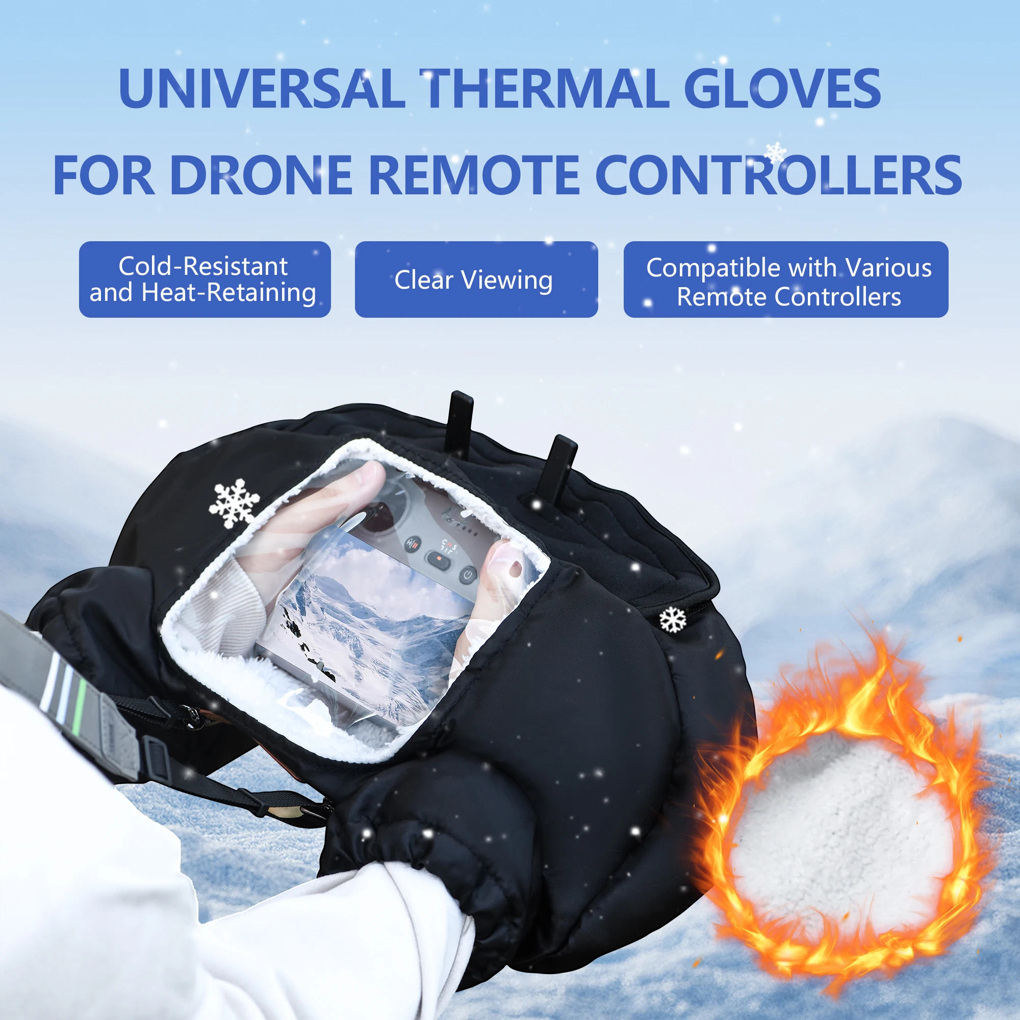 Winter Warm Gloves Drone Fligh - огляд і ціна Dji Drone Air 3